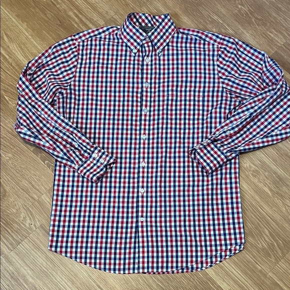 maker & companu Other - Maker & Company long sleeves Classic Red and Blue Plaid Men's Shirt large